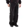 Ferragamo Zip Detail Tailored Trousers In Black