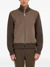 Ferragamo Bomber Jacket With Leather Insert