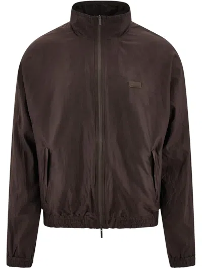 FERRAGAMO ZIP-UP BOMBER JACKET
