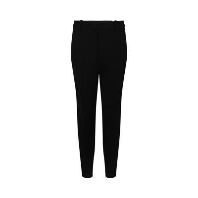 Pre-owned Ferragamo Zip-detail Tailored Trousers 'black' | Men's Size 54