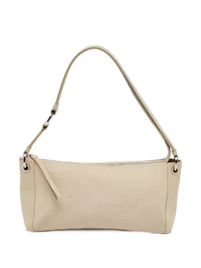 Pre-owned Ferragamo Zip-fastening Shoulder Bag In Neutrals