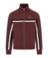 Ferragamo Track Jacket With Contrasting Stripe In Multi
