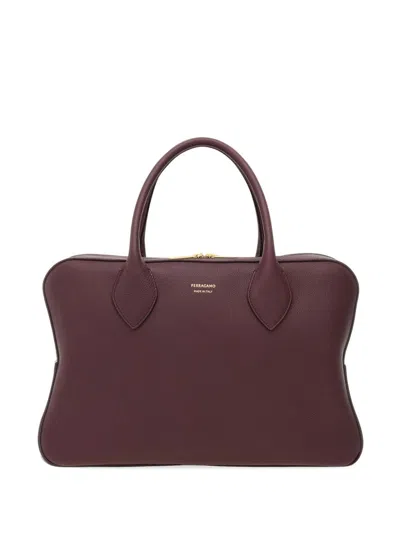 FERRAGAMO ZIPPED TOTE BAG
