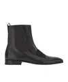 Ferragamo Leather Zip-up Ankle Boots In Black