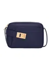 FERRAGAMO ZIPPER SHOULDER BAG