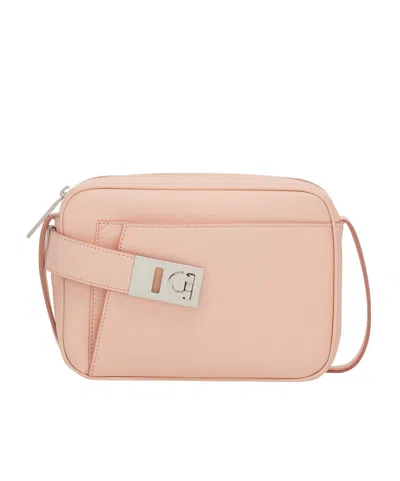 FERRAGAMO ZIPPER SHOULDER BAG