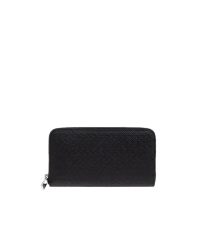 Ferragamo Zipper Wallet In Black
