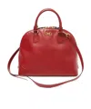 Ferragamo Zippered Shoulder Bag In Red