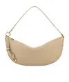 Ferragamo Zippered Shoulder Bag In Sand