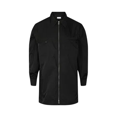 Pre-owned Ferragamo Zip-up Windbreaker With Removable Hood 'black' | Men's Size 46