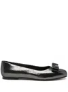 Ferragamo Bow Ballet Shoes