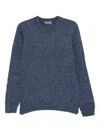 Ferrante Crew-neck Sweater In Blue