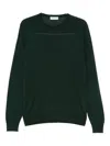 Ferrante Crew-neck Sweater In Green