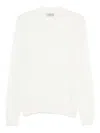 Ferrante Crew-neck Sweater In White