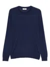 Ferrante Crew-neck Top In Blue