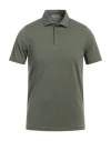Ferrante Man Polo Shirt Military Green Size 36 Cotton