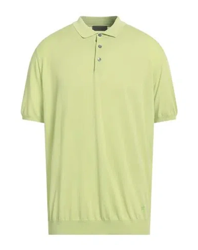 Ferrante Man Sweater Acid Green Size 48 Cotton
