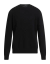 Ferrante Man Sweater Black Size 44 Merino Wool