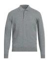 Ferrante Man Sweater Grey Size 38 Merino Wool