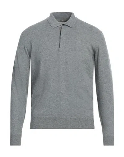 Ferrante Man Sweater Grey Size 38 Merino Wool In Grey