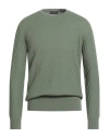 Ferrante Man Sweater Light Green Size 44 Merino Wool