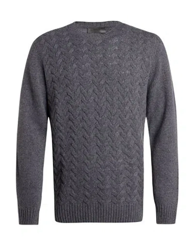 Ferrante Man Sweater Slate Blue Size 44 Wool, Recycled Polyamide, Recycled Wool