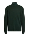Ferrante Man Turtleneck Dark Green Size 46 Merino Wool In Green