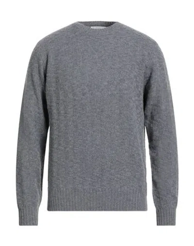 Ferrante Royal Red Man Sweater Grey Size 44 Merino Wool, Cashmere In Gray