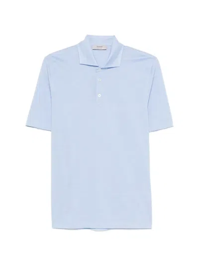 Ferrante Short-sleeve Polo Shirt In Blue