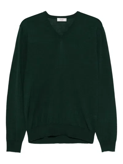 Ferrante Pullover Mit V-ausschnitt In Green