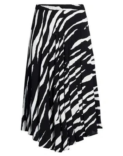 Ferrante Woman Midi Skirt Black Size 10 Viscose