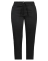 Ferrante Woman Pants Black Size 10 Cotton, Elastane