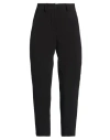 Ferrante Woman Pants Black Size 12 Polyester, Viscose, Elastane In Black