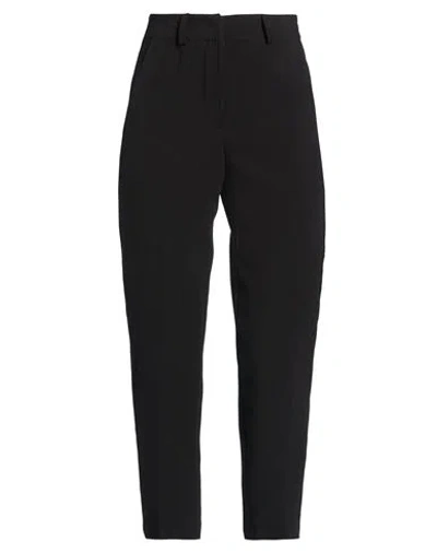 Ferrante Woman Pants Black Size 12 Polyester, Viscose, Elastane