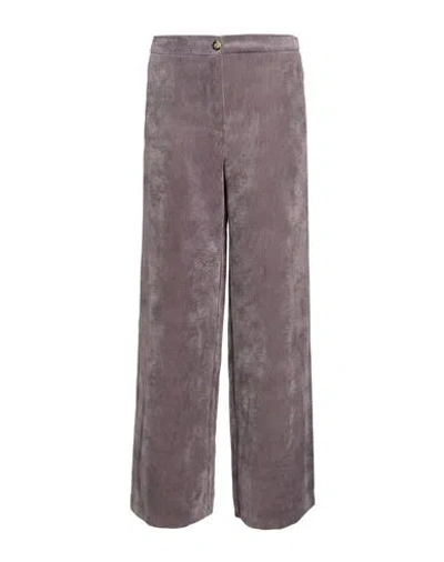 Ferrante Woman Pants Grey Size 8 Polyester, Nylon, Elastane In Pink
