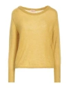 Ferrante Woman Sweater Lime Green Size 8 Nylon, Mohair Wool, Alpaca Wool In Green