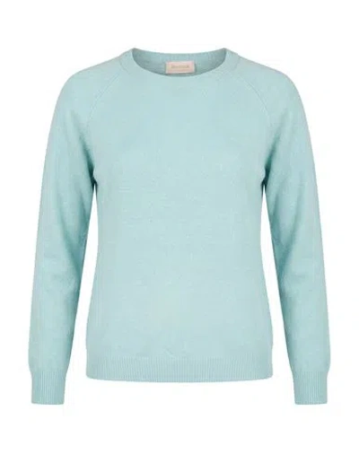 Ferrante Woman Sweater Turquoise Size 6 Polyamide, Viscose, Wool, Cashmere In Blue