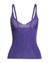 Ferrante Woman Top Purple Size 8 Viscose