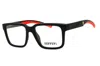 Ferrari 0fz8016u Rectangular Injected Propionate Eyeglasses In Black