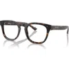 Ferrari 49mm Round Optical Glasses In Brown