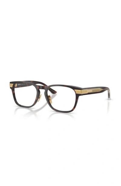 Ferrari 52mm Rectangle Optical Glasses In Red