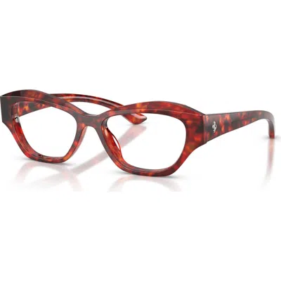 Ferrari 53mm Cat Eye Optical Glasses In Multi