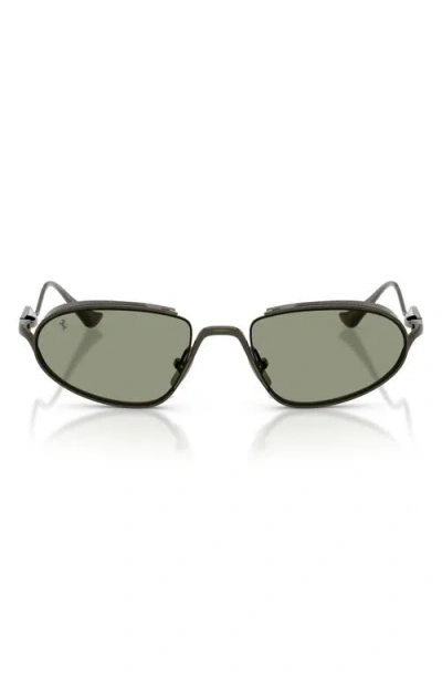 Ferrari 53mm Oval Sunglasses In Purple