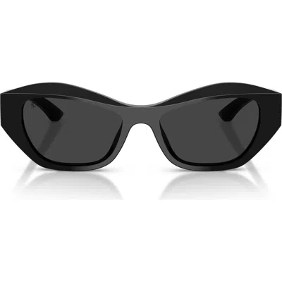 Ferrari 53mm Polarized Cat Eye Sunglasses In Orange