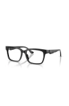 Ferrari 53mm Rectangle Optical Glasses In Black
