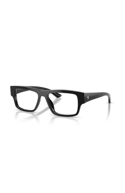 Ferrari 54mm Rectangle Optical Glasses In Black