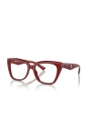 Ferrari 54mm Square Optical Glasses In Brown