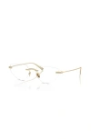 Ferrari 55mm Irregular Optical Glasses In Gold