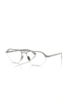 Ferrari 55mm Irregular Optical Glasses In Gray
