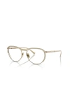 Ferrari 55mm Oval Optical Glasses In Gold